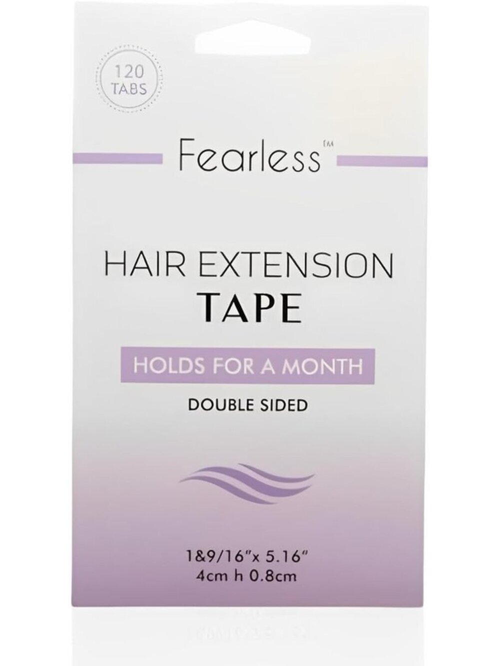 Double-Sided Hair Extension Tape - 120 Clear Waterproof Tabs for Secure Hold